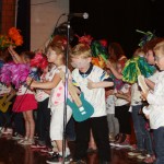 Rock out!!! kids haing a blast at their graduation