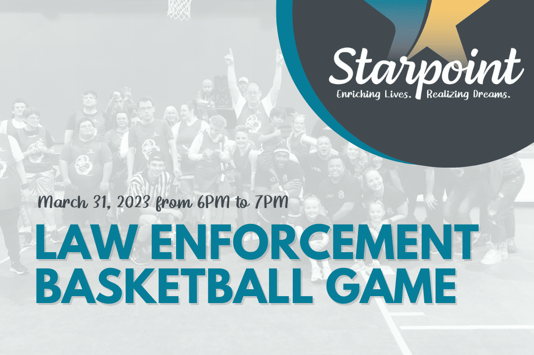 Law Enforcement Basketball Game Advertisement