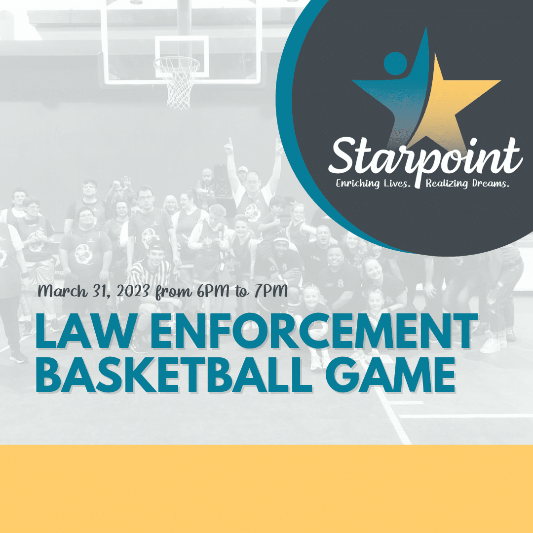 Law Enforcement Basketball Game Advertisement
